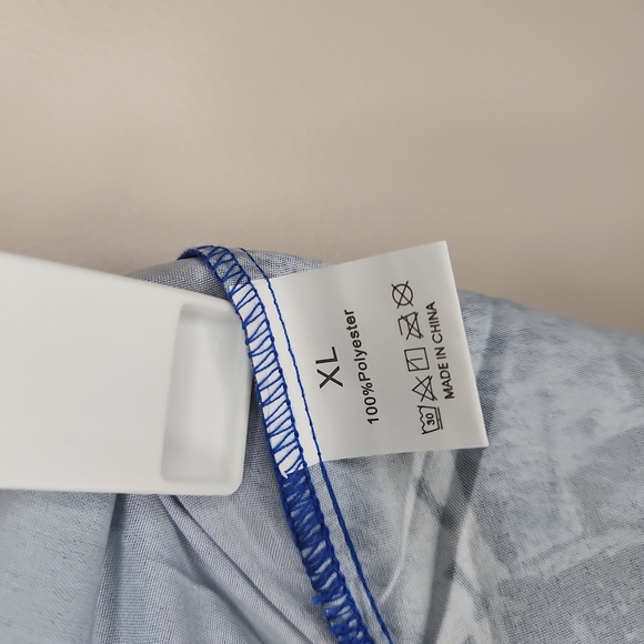 Women's Patchwork Print Street Wear Pants Size XL - Picture 7 of 8